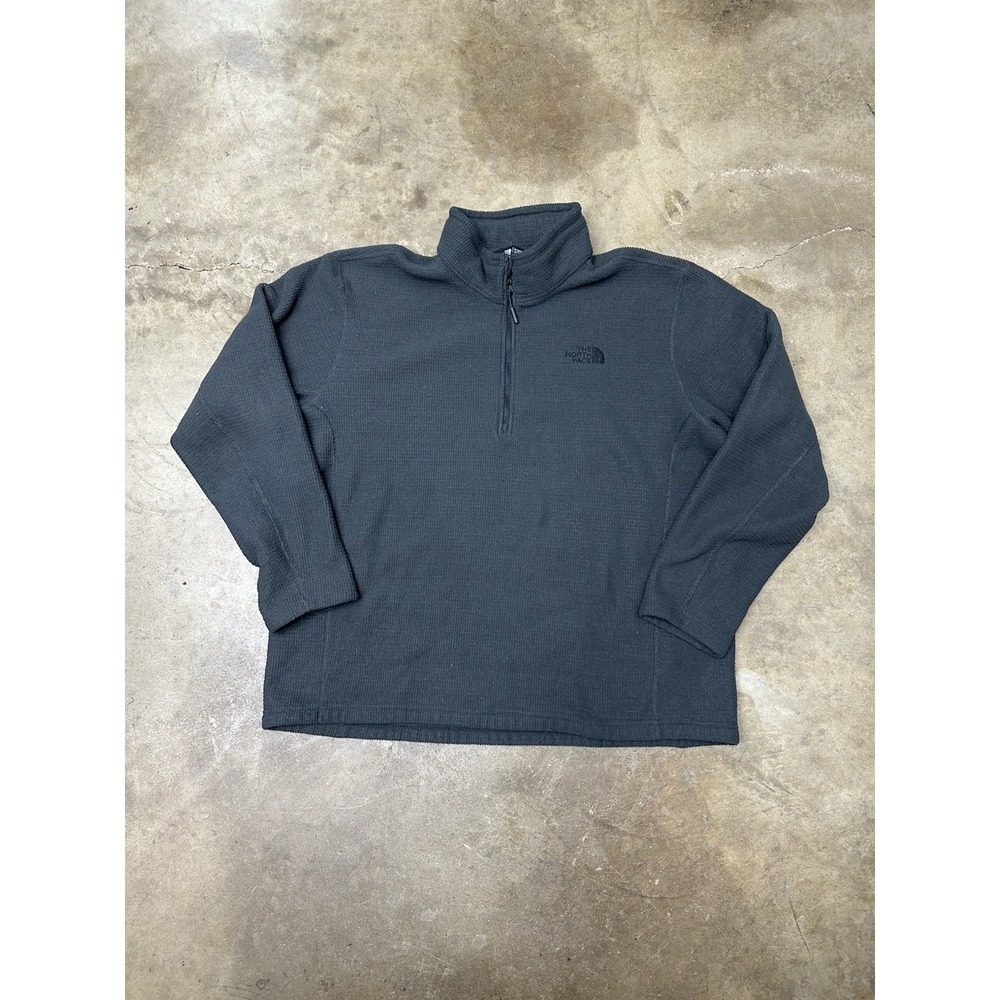 The North Face Mens Waffle Knit Half Zip pullover sweater XXL